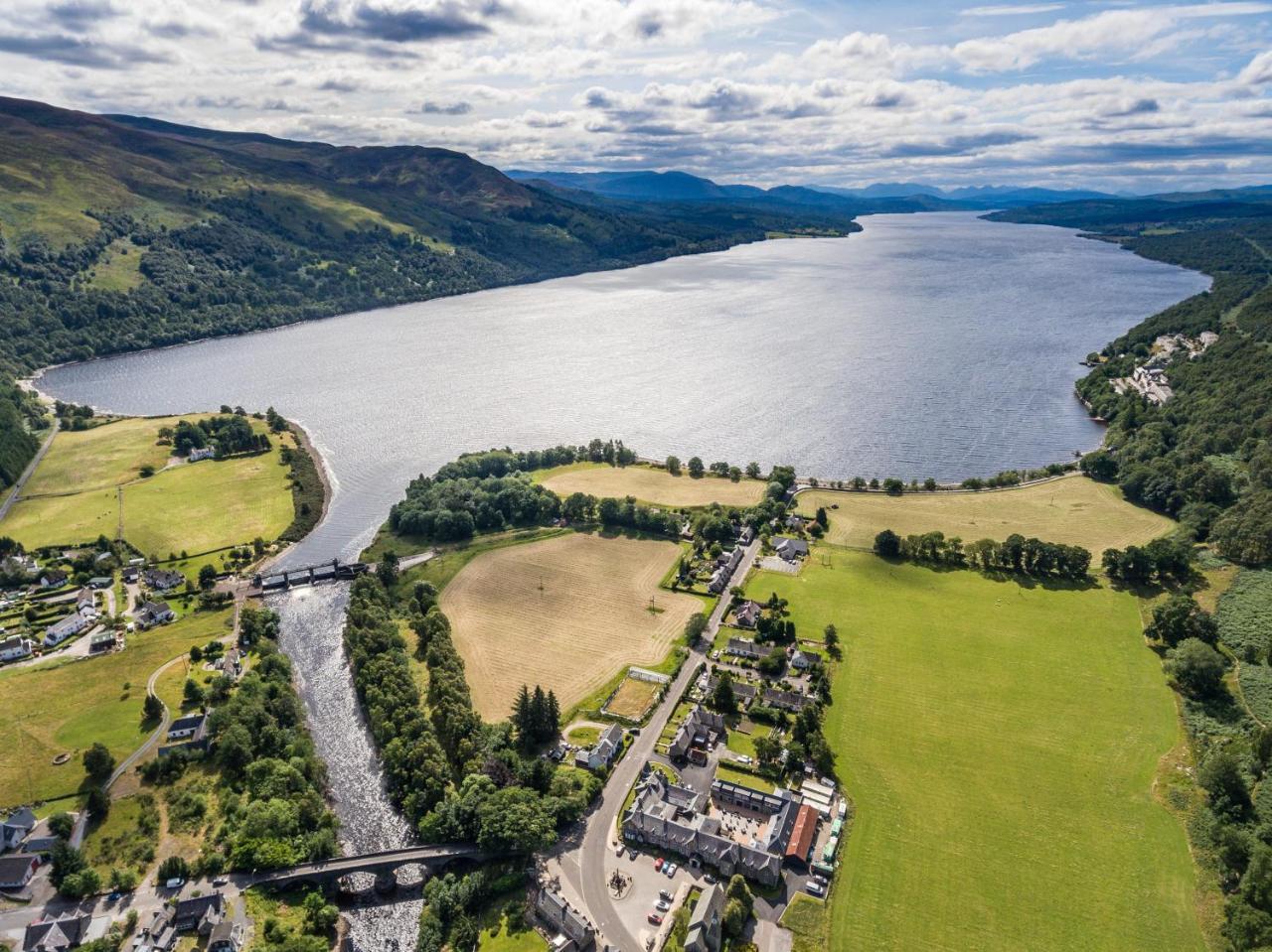 Dunalastair Hotel Suites Kinloch Rannoch Εξωτερικό φωτογραφία Aerial view of Loch Lomond
